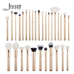 Load image into Gallery viewer, Jessup brushes 30PCS Golden/ Rose Gold Professional Makeup brushes set Beauty tools Make up brush POWDER FOUNDATION EYESHADOW
