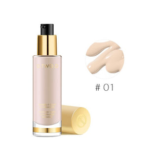 OTWOO Moisturizing Oil Control Liquid Foundation Long Lasting Smooth Concealer Waterproof Blemish Covering Clear Cover face Soft