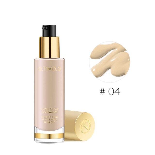 OTWOO Moisturizing Oil Control Liquid Foundation Long Lasting Smooth Concealer Waterproof Blemish Covering Clear Cover face Soft