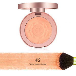 OTWOO Pearlescent Single Color Blusher Face Contour Highlight Powder Cosmetic Long Lasting poudre visage maquillage setting