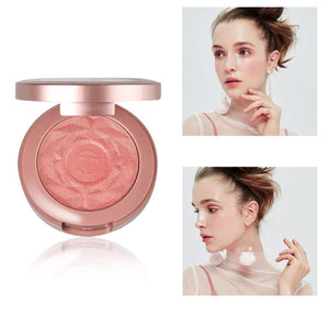 OTWOO Pearlescent Single Color Blusher Face Contour Highlight Powder Cosmetic Silky smooth application leaves your face looking