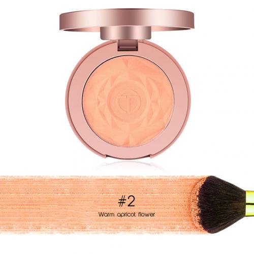 OTWOO Pearlescent Single Color Blusher Face Contour Highlight Powder Cosmetic Silky smooth application leaves your face looking