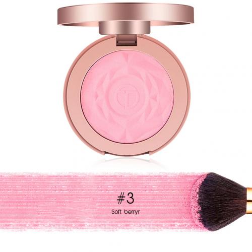 OTWOO Pearlescent Single Color Blusher Face Contour Highlight Powder Cosmetic Silky smooth application leaves your face looking