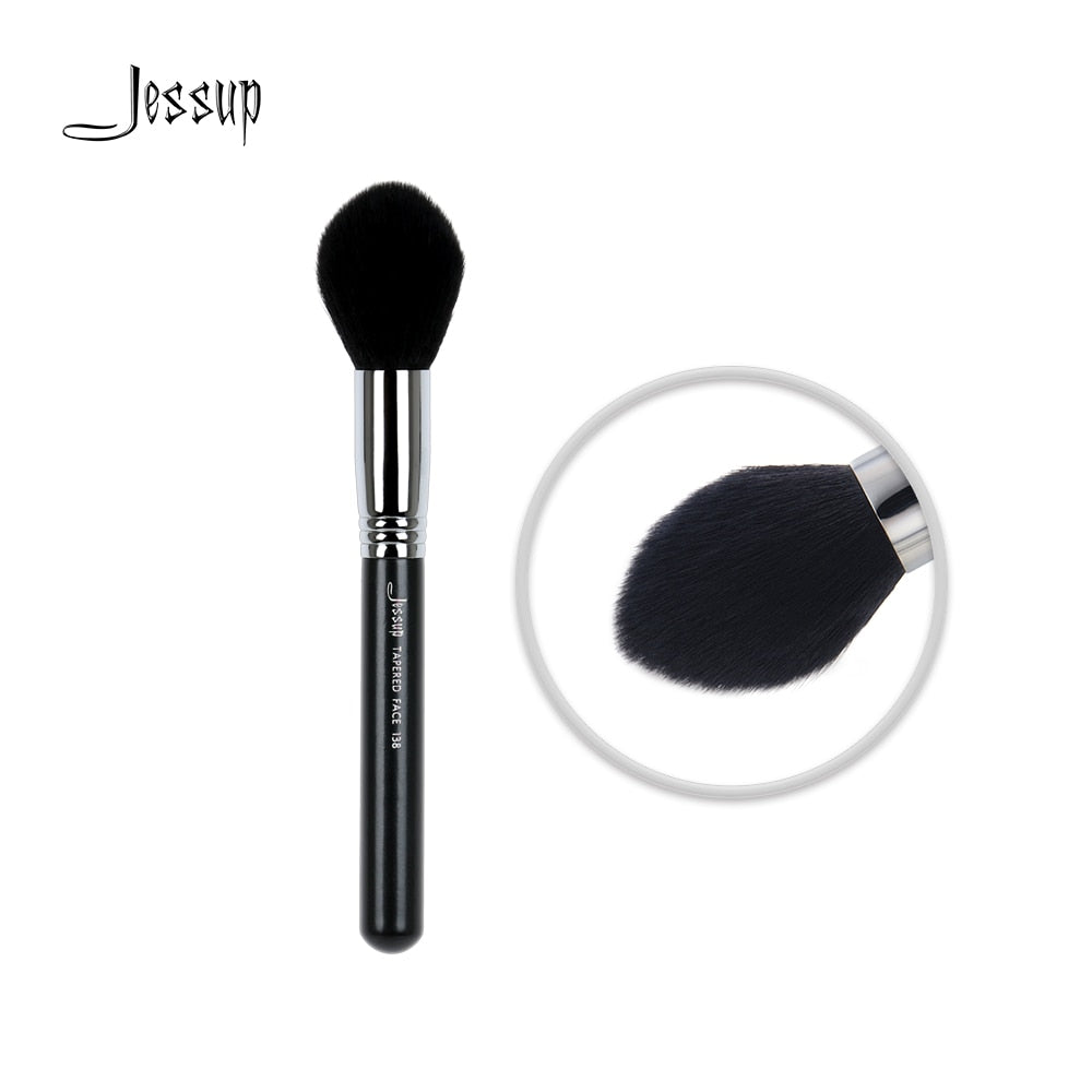 Jessup Foundation brush Highlighter of Face Powder Blush Contouring Fiber hair Tapered 138