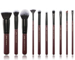 Load image into Gallery viewer, Jessup Makeup Brushes Set &amp; Cosmetic Bag Dropshipping pincel maquiagem Concealer Eyelashes Eyeshadow brushes 10pcs T259 CB004
