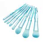 Load image into Gallery viewer, Jessup Make up brushes Glacier Blue 8pcs Concealer Blending Tapered Powder Blush Eyeshadow Blending Cosmetic set T269
