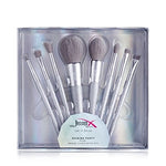 Load image into Gallery viewer, Jessup Silver/Gold Makeup brushes Powder Angled Contour Blending Eyeshader Pencil Brow Giftbox Shining Party T266
