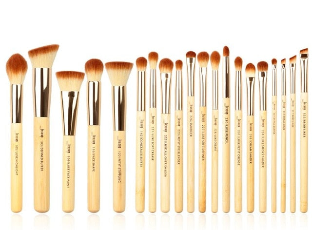 Jessup Bamboo Professional Makeup brushes set 6-25pcs Beauty Foundation Powder Eyeshadow Make up brush