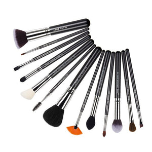 Jessup Professional Makeup-Brushes-Set Pearl Black-Silver Fibers Eyeshadow Powder Foundation Luxury Cosmetic Kit 3-34PCS T313