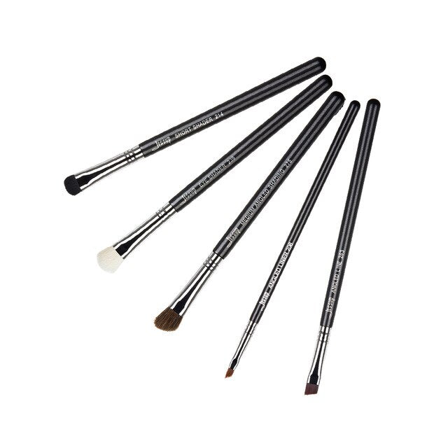 Jessup Professional Makeup-Brushes-Set Pearl Black-Silver Fibers Eyeshadow Powder Foundation Luxury Cosmetic Kit 3-34PCS T313
