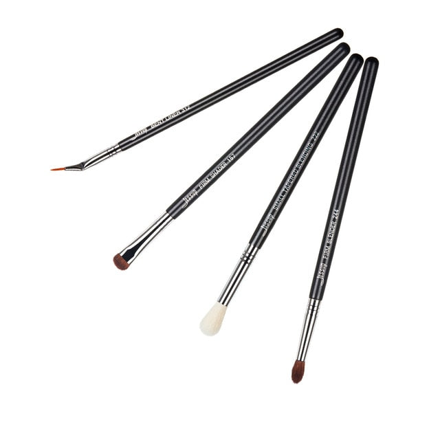 Jessup Professional Makeup-Brushes-Set Pearl Black-Silver Fibers Eyeshadow Powder Foundation Luxury Cosmetic Kit 3-34PCS T313