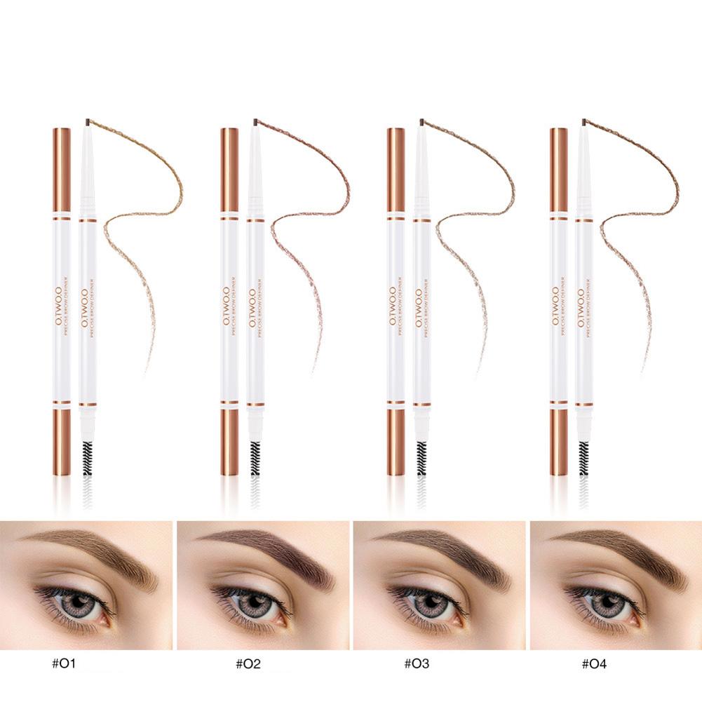 OTWOO Women Makeup Sketch Liquid Eyebrow Pencil Waterproof Brown Eye Brow Tattoo Dye Tint Pen Liner Long Lasting Eyebrow Beauty