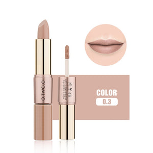 O.TWO.O Lip Makeup Lipstick 12 Colors Matte Lipstick Liquid OTWOO Cosmetics Waterproof Long lasting Lip Gloss Lipstick 2 in 1