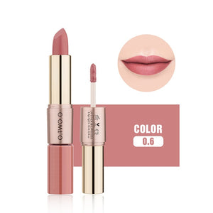 O.TWO.O Lip Makeup Lipstick 12 Colors Matte Lipstick Liquid OTWOO Cosmetics Waterproof Long lasting Lip Gloss Lipstick 2 in 1