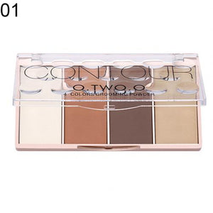 OTWOO Face Shading Contour Powder Palette Bronzer Blusher Cosmetics Long Lasting Easy to Color modify the facial Oil Control
