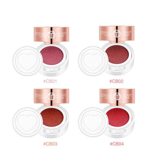 OTWOO 4 Colors Crystal Diamond Cream Eyeshadow Palette Glitter Heart Shaped Eye Shadow Makeup Smooth Eyes Nude Cosmetic