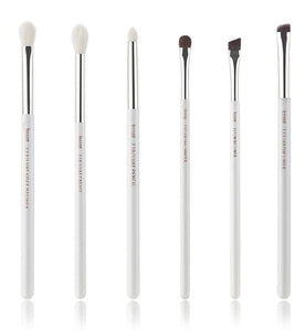 Jessup Pearl White/Silver Makeup brushes set Beauty Foundation Powder Eyeshadow Make up Brushes High quality 6pcs-25pcs