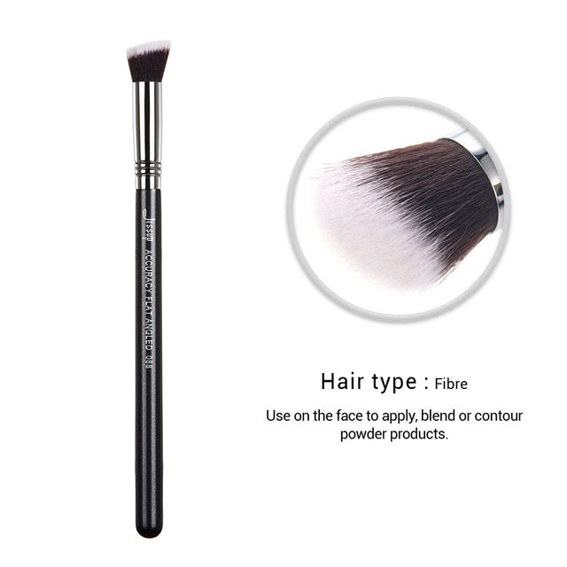Jessup Beauty 1pcs Single Cosmetic Makeup Brush Dropshipping Fiber Hair Powder Foundation Contour Highlighter Face Brush