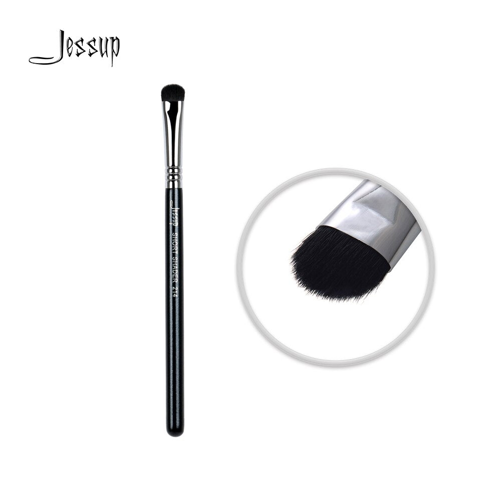 Jessup Eyeshadow brush Make up Eyeliner Soft Fiber Beauty Short Shader 214