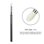 Load image into Gallery viewer, Jessup 1pc Professional Make up Brush Fibre Hair Concealer Eyeliner Blending EyeShader Lip Black- Silver Beauty Cosmetic Tool

