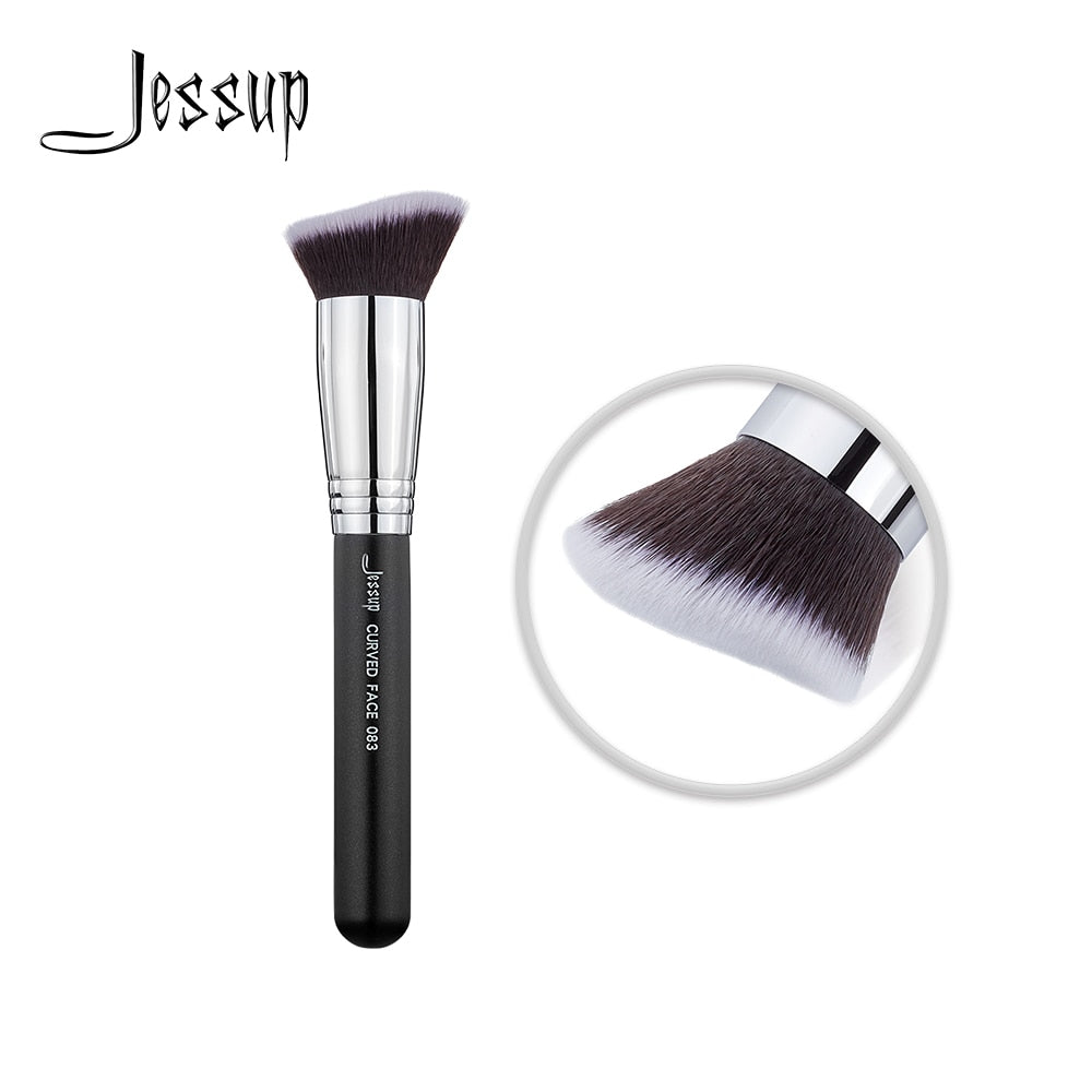 Jessup Makeup brush Foundation Beauty tool Soft Synthetic Hair Contour blusher blending Cruelty Free 083
