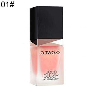 OTWOO Glitter Liquid Blusher Silky Lasting Natural Cheek Rouge Cosmetic Long Lasting Easy to Use Improve skin healthy radiant