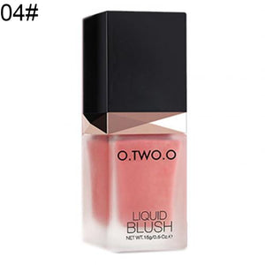 OTWOO Glitter Liquid Blusher Silky Lasting Natural Cheek Rouge Cosmetic Long Lasting Easy to Use Improve skin healthy radiant