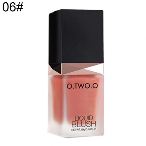 OTWOO Glitter Liquid Blusher Silky Lasting Natural Cheek Rouge Cosmetic Long Lasting Easy to Use Improve skin healthy radiant