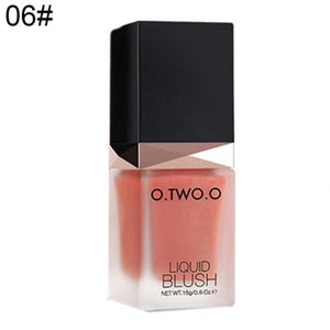 OTWOO Glitter Liquid Blusher Silky Lasting Natural Cheek Rouge Cosmetic Long Lasting Easy to Use Improve skin healthy radiant