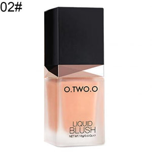 OTWOO Glitter Liquid Blusher Silky Lasting Natural Cheek Rouge Cosmetic Long Lasting Easy to Use Improve skin healthy radiant