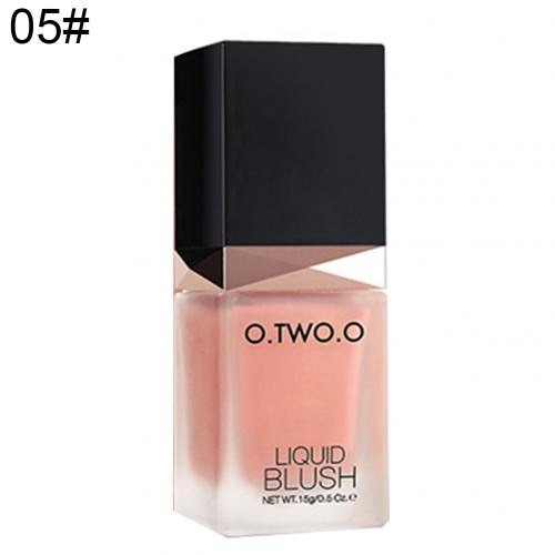 OTWOO Glitter Liquid Blusher Silky Lasting Natural Cheek Rouge Cosmetic Long Lasting Easy to Use Improve skin healthy radiant