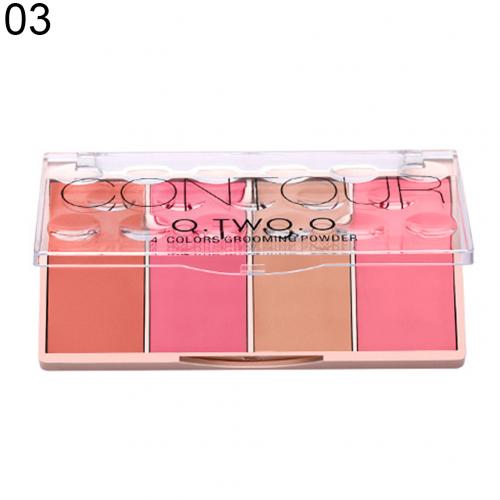 OTWOO 4 Color Face Shading Contour Powder Palette Foundation Concealer Bronzer Blusher Cosmetics  Face Makeup Base