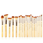 Load image into Gallery viewer, Jessup brushes 20pcs Bamboo Professional Makeup Brushes Set Make up Brush Tools kit Foundation Powder Brushes Eye Shader
