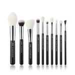 Load image into Gallery viewer, Jessup set Black / Rose Gold Professional Makeup Brushes Set Beauty Tool Make up Brush Foundation Powder Definer Shader Liner
