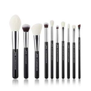 Jessup set Black / Rose Gold Professional Makeup Brushes Set Beauty Tool Make up Brush Foundation Powder Definer Shader Liner
