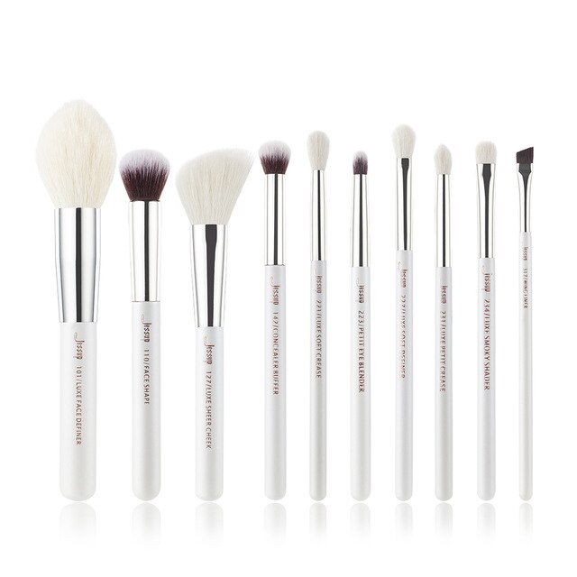 Jessup set Black / Rose Gold Professional Makeup Brushes Set Beauty Tool Make up Brush Foundation Powder Definer Shader Liner