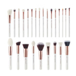 Load image into Gallery viewer, Jessup Black/Silver Professional Makeup Brushes Set Foundation Powder Eyeshadow Make up Brush Blushes natural-synthetic hair
