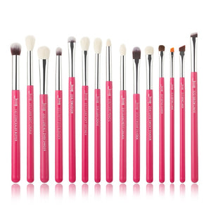 Jessup Rose Gold/Black Professional Makeup Brushes Set Make up Brush Tools kit Eye Liner Shader natural-synthetic hair