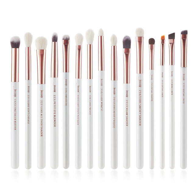 Jessup Rose Gold/Black Professional Makeup Brushes Set Make up Brush Tools kit Eye Liner Shader natural-synthetic hair