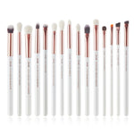Load image into Gallery viewer, Jessup Rose Gold/Black Professional Makeup Brushes Set Make up Brush Tools kit Eye Liner Shader natural-synthetic hair
