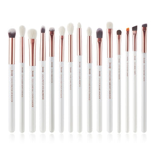 Jessup Rose Gold/Black Professional Makeup Brushes Set Make up Brush Tools kit Eye Liner Shader natural-synthetic hair