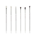 Load image into Gallery viewer, Jessup 6pcs Pearl White / Rose Gold Professional Makeup Brushes Set Make up Brush Tool Eye Shader Liner natural-synthetic hair
