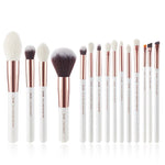 Load image into Gallery viewer, Jessup Brand Black/Silver Professional Makeup Brushes Brush set Beauty Tools Make up Foundation Powder natural-synthetic hair
