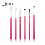 Load image into Gallery viewer, Jessup Black/Silver Professional Makeup Brushes Set Make up Brush Beauty Tools kit Eye Shader Liner natural-synthetic hair
