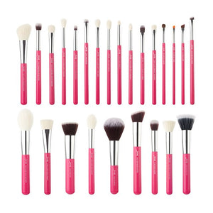 Jessup brush set Pearl White/Silver Professional Makeup Brushes Sets Foundation Make up Brush beauty Tool Powder Blushes