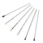 Load image into Gallery viewer, Jessup Makeup Brushes Set White/Silver 6-25pcs Dropshipping pincel maquiagem Eyeshadow Foundation Eyeliner Goat-Synthetic Hair
