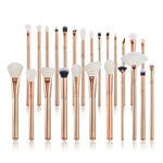 Load image into Gallery viewer, Jessup brush Makeup brush set 6pcs-30pcs Golden / Rose Gold POWDER EYESHADOW CONCERLER foundation brush
