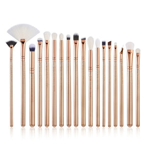 Jessup brush Makeup brush set 6pcs-30pcs Golden / Rose Gold POWDER EYESHADOW CONCERLER foundation brush