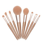 Load image into Gallery viewer, Jessup 8 pcs Professional foundation brush Powder Blusher Contour Pencil Eyeshadow Make up brushes Synthetic hair Cosmetic

