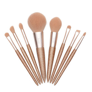 Jessup 8 pcs Professional foundation brush Powder Blusher Contour Pencil Eyeshadow Make up brushes Synthetic hair Cosmetic